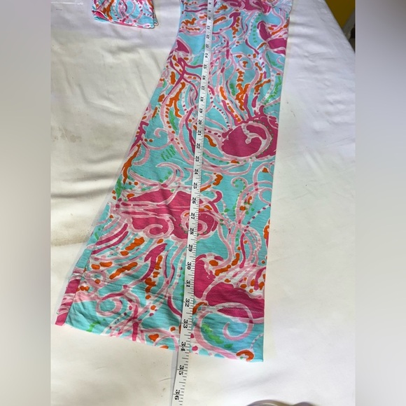 LILLY PULITZER Pink and Blue Jellies Be Jammin' Mini shirt Dress size XS - Picture 14 of 14